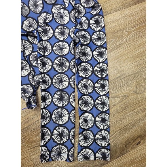 Marimekko for Target Youth Girls Size L Blue Print Rash Guard Sun Shirt Swim UPF - Picture 5 of 8